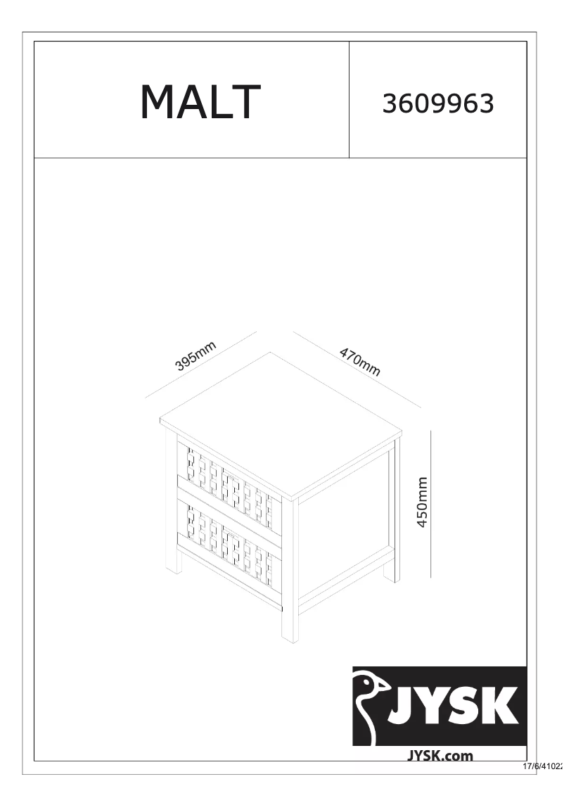 Página 1 del manual Manual de usuario JYSK MALT