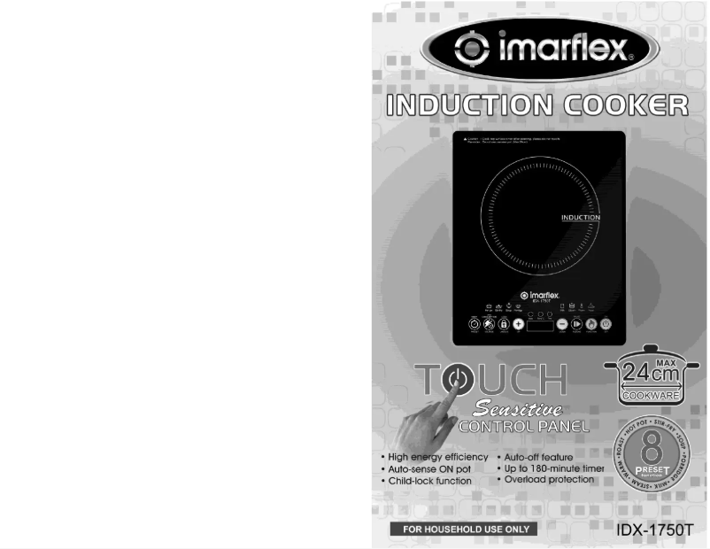 Page 1 de la notice Manuel utilisateur Imarflex IDX-1750T