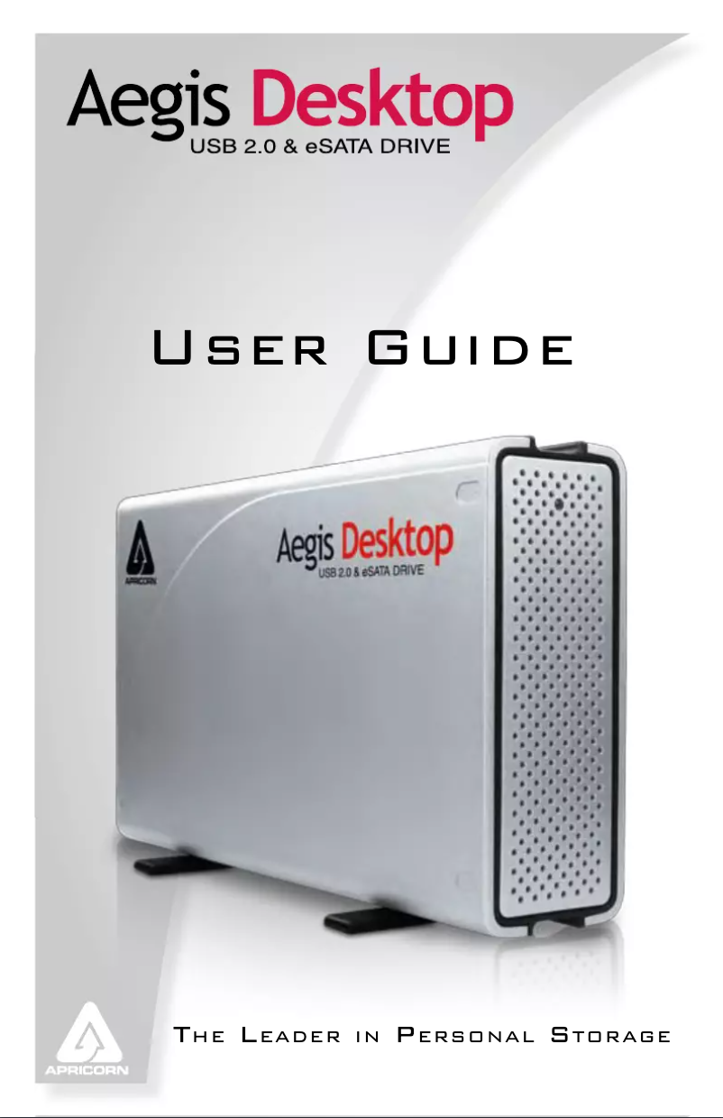 Página 1 del manual Manual de usuario Apricorn ADT-1000