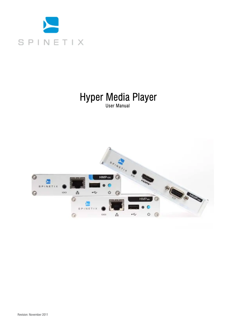 Page n°1 - Manuel utilisateur Sanyo HMP200