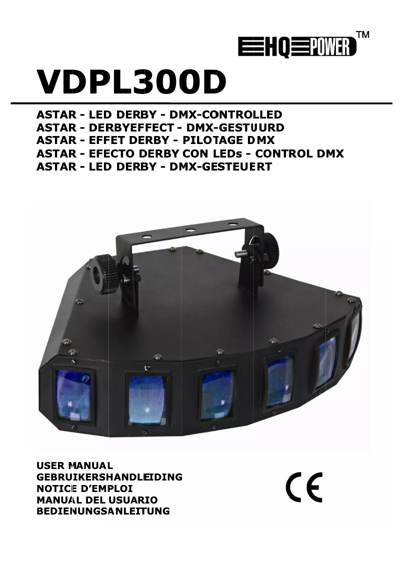 Page 1 de la notice Manuel utilisateur HQ Power Astar