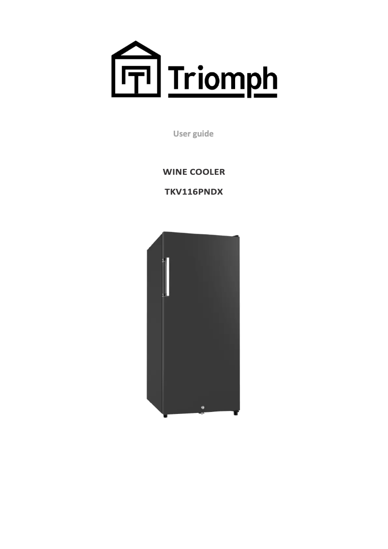 Page n°1 - Manuel utilisateur Triomph TKV116PNDX