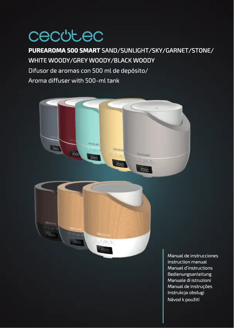 Page n°1 - Manuel utilisateur Cecotec PureAroma 500 Garnet