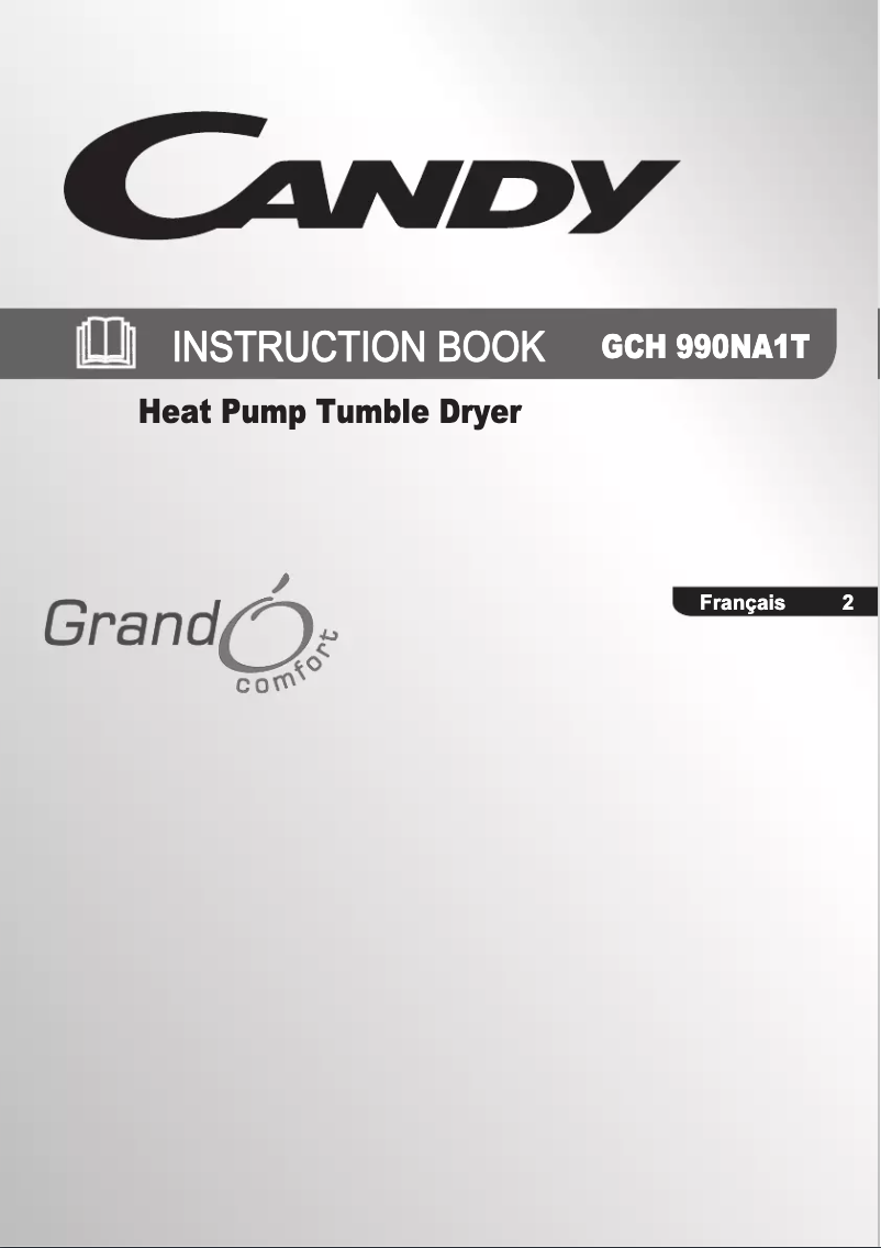 Page 1 de la notice Manuel utilisateur Candy GCH 990NA1T-47