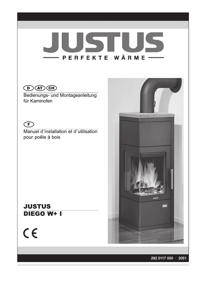 Page n°1 - Manuel utilisateur Justus Diego W+