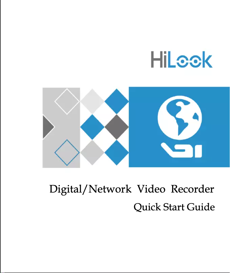 Page n°1 - Manuel utilisateur HiLook NVR-104MH-C/4P
