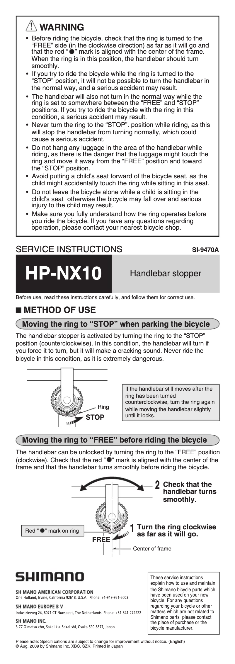 Image de la première page du manuel de l'appareil HP-NX10