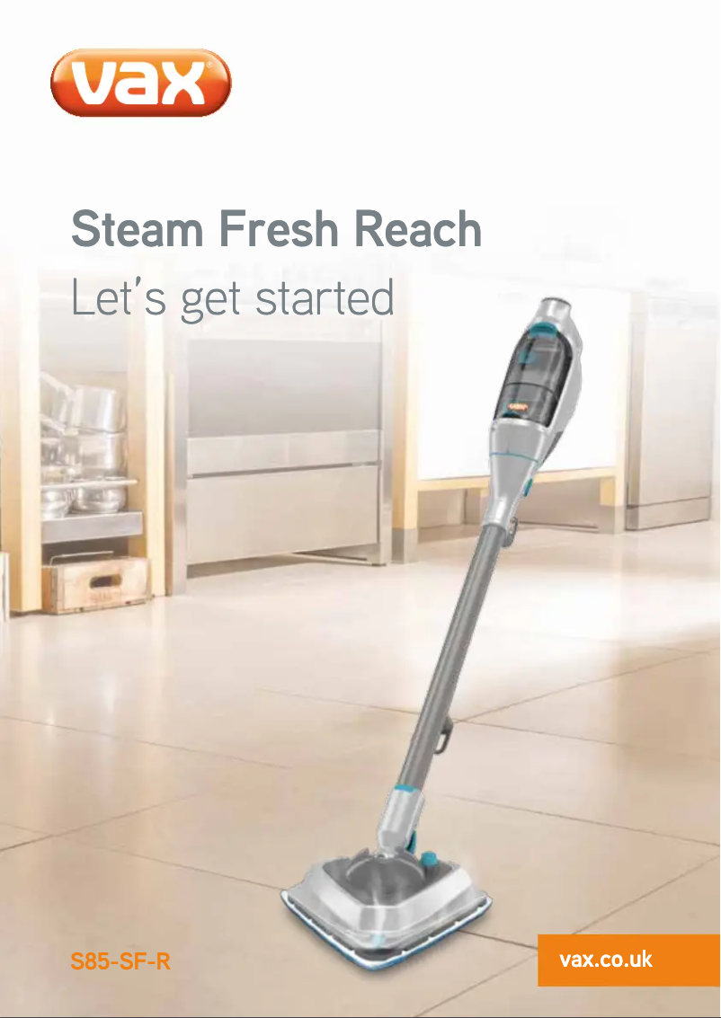 Page n°1 - Manuel utilisateur Vax S85-SF-R