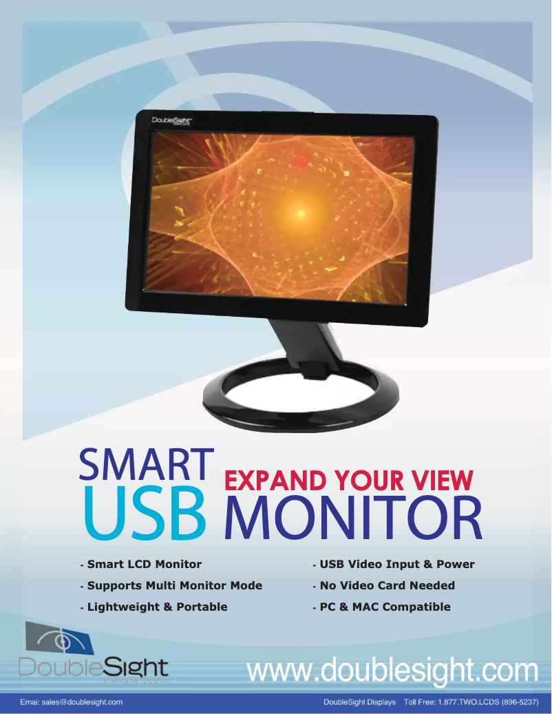 Page 1 de la notice Manuel utilisateur DoubleSight DS-10U