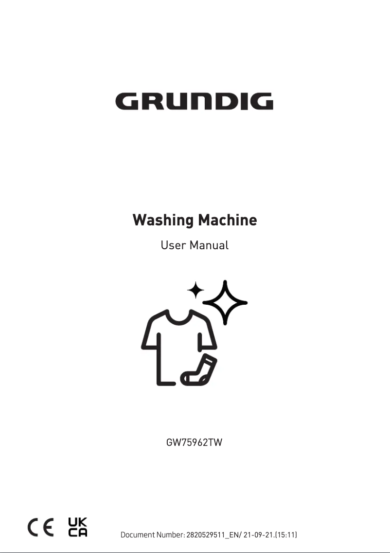 Page n°1 - Manuel utilisateur Grundig GW75962T