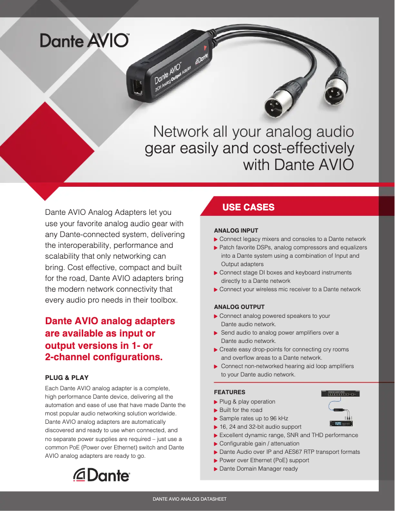 Image de la première page du manuel de l'appareil ADP-DAO-0X2