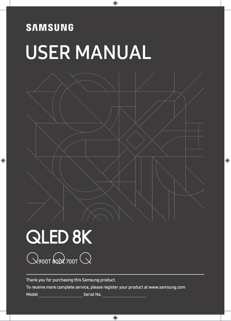 Page n°1 - Manuel utilisateur Samsung Q700T QLED 8K HDR