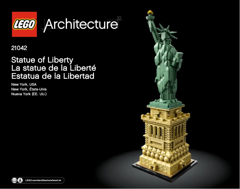 Image de la première page du manuel de l'appareil Statue of Liberty 21042