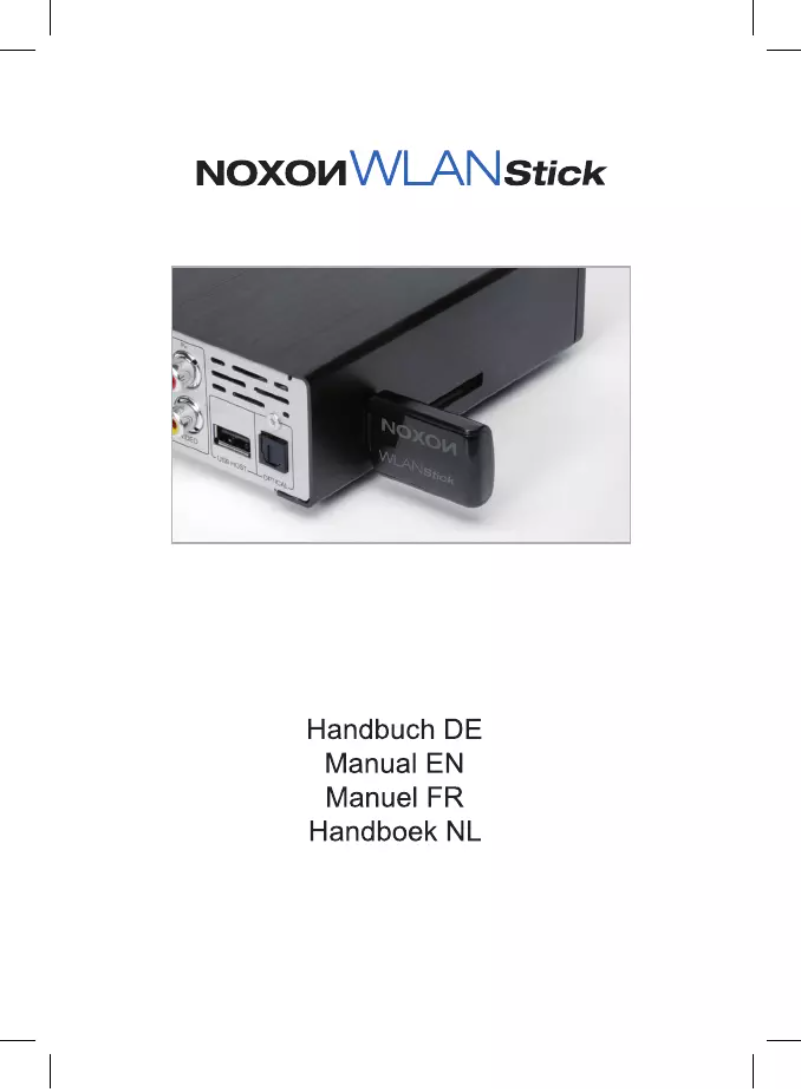 Page 1 de la notice Manuel utilisateur Terratec Noxon WLAN Stick