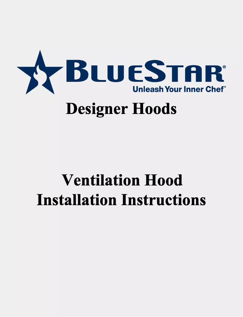 Page 1 de la notice Guide d'installation BlueStar WR042MLPLT