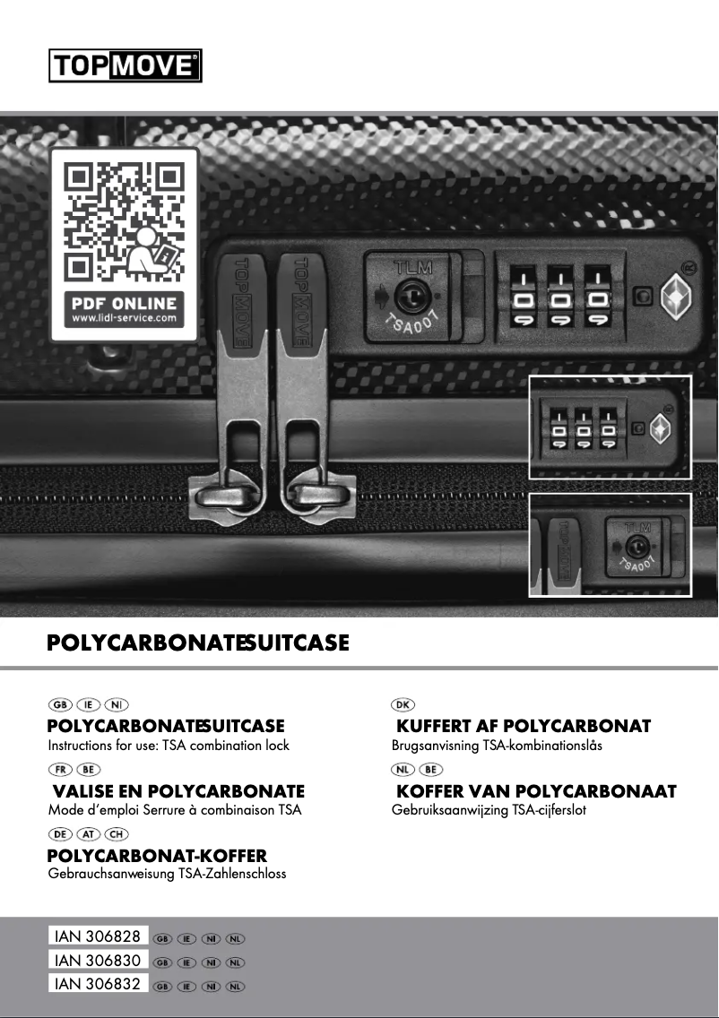 Page n°1 - Manuel utilisateur Topmove IAN 353389