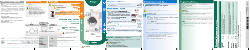Image de la première page du manuel de l'appareil WT46W563FG