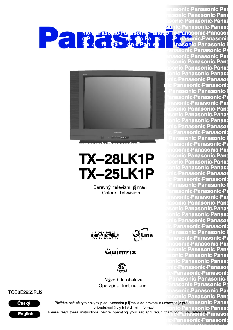 Page 1 de la notice Manuel utilisateur Panasonic TX-28LK1P