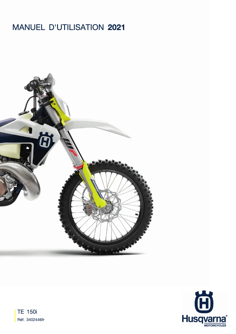 Página 1 del manual Manual de usuario Husqvarna TE 150i (2021)