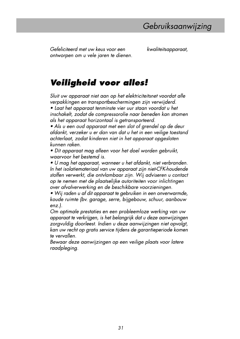 Image de la première page du manuel de l'appareil NCO 9600 Orbital