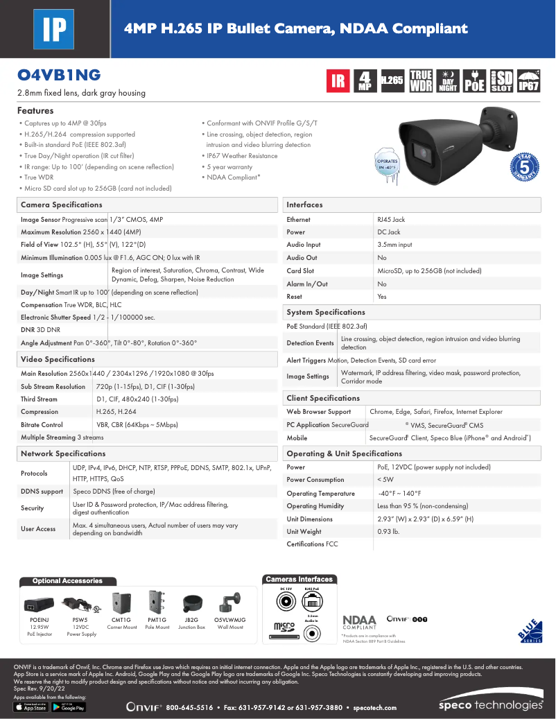 Imagen de la primera página del manual del dispositivo O4VB1NG