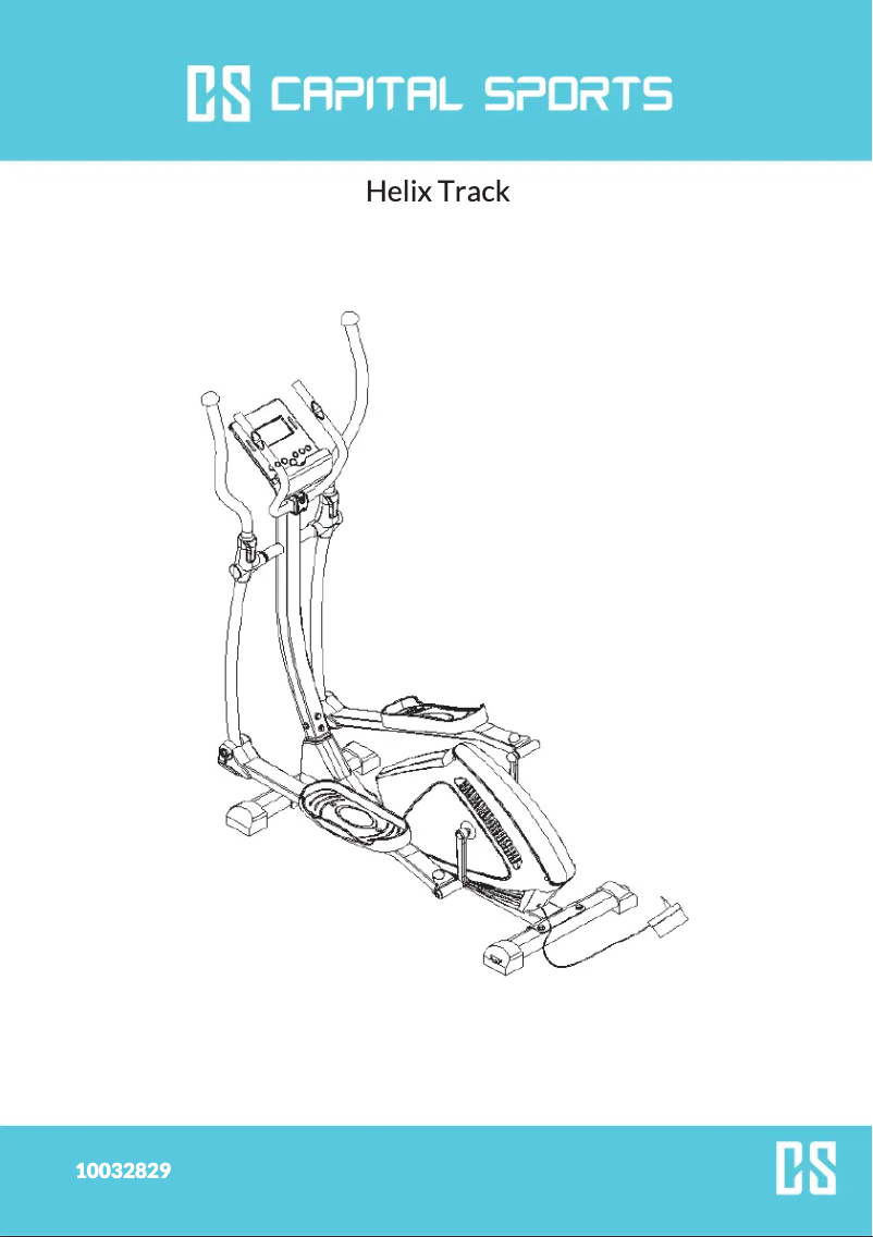 Page 1 de la notice Manuel utilisateur Capital Sports Helix Track