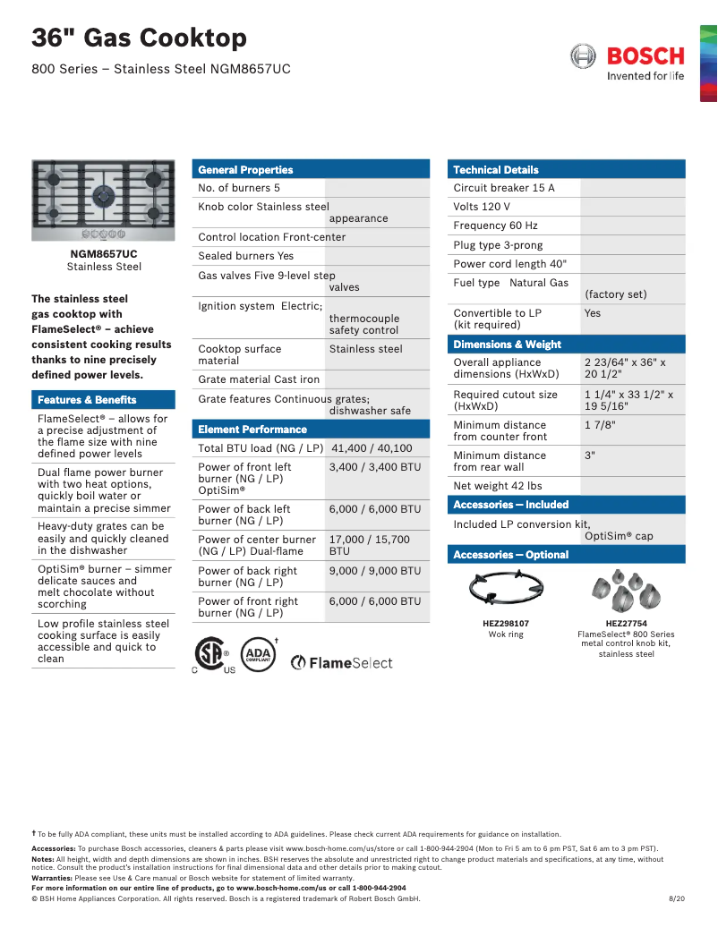Image de la première page du manuel de l'appareil NGM8657UC