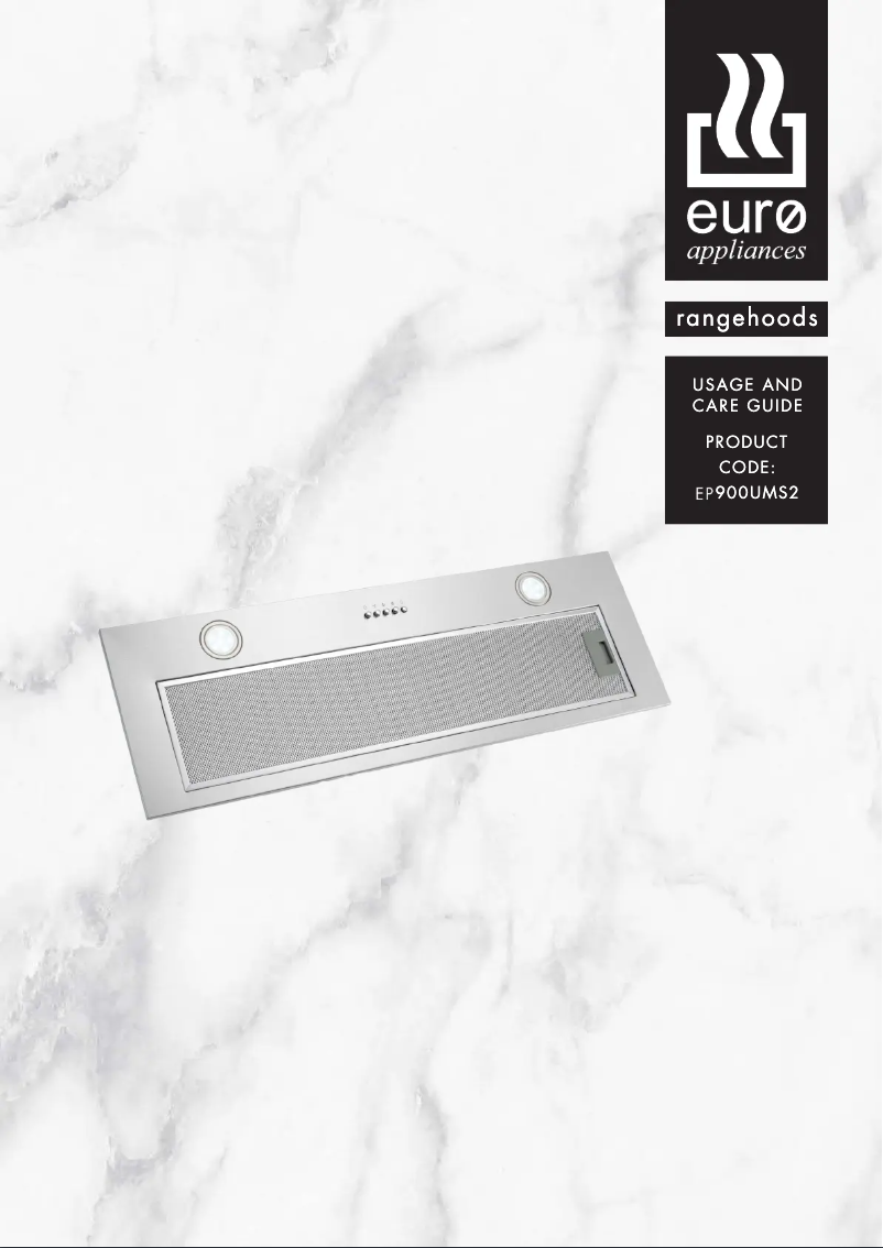 Page n°1 - Manuel utilisateur Euro Appliances EP900UMS2