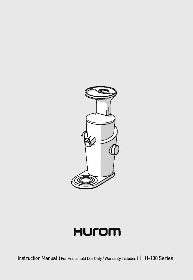 Page n°1 - Manuel utilisateur Hurom H-100
