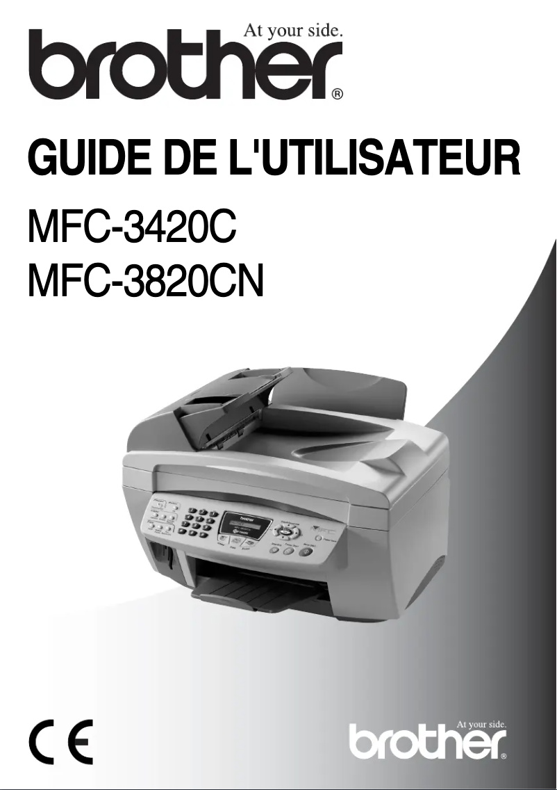 Page n°1 - Manuel utilisateur Brother MFC-3820CN
