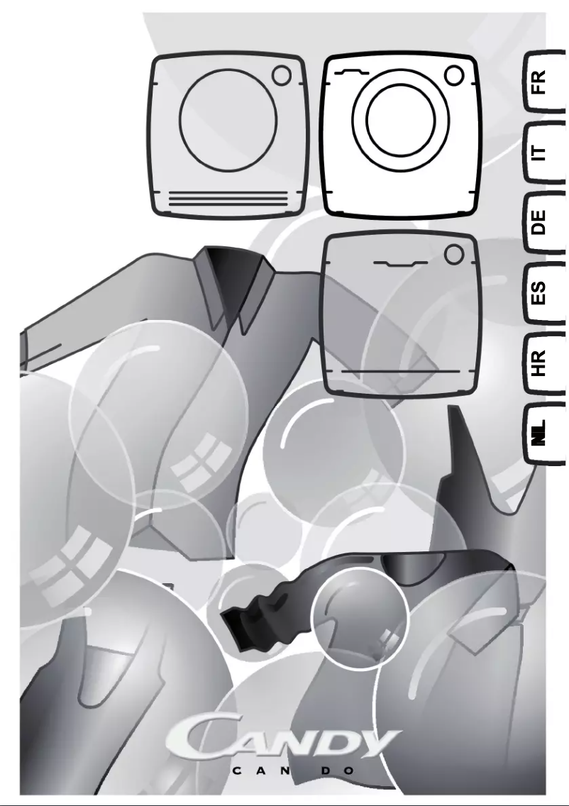 Page 1 de la notice Manuel utilisateur Candy CLT 362L-S