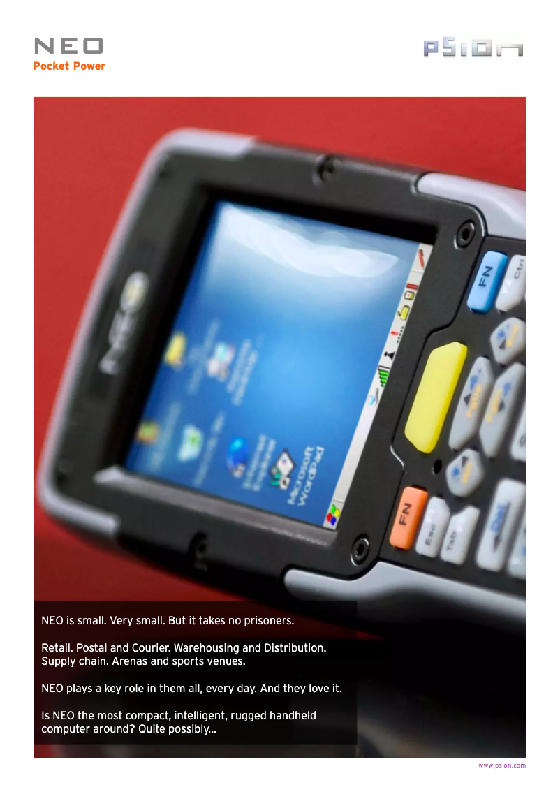 Image de la première page du manuel de l'appareil Neo