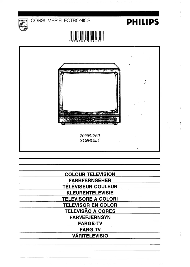 Page n°1 - Manuel utilisateur Philips 21GR1251