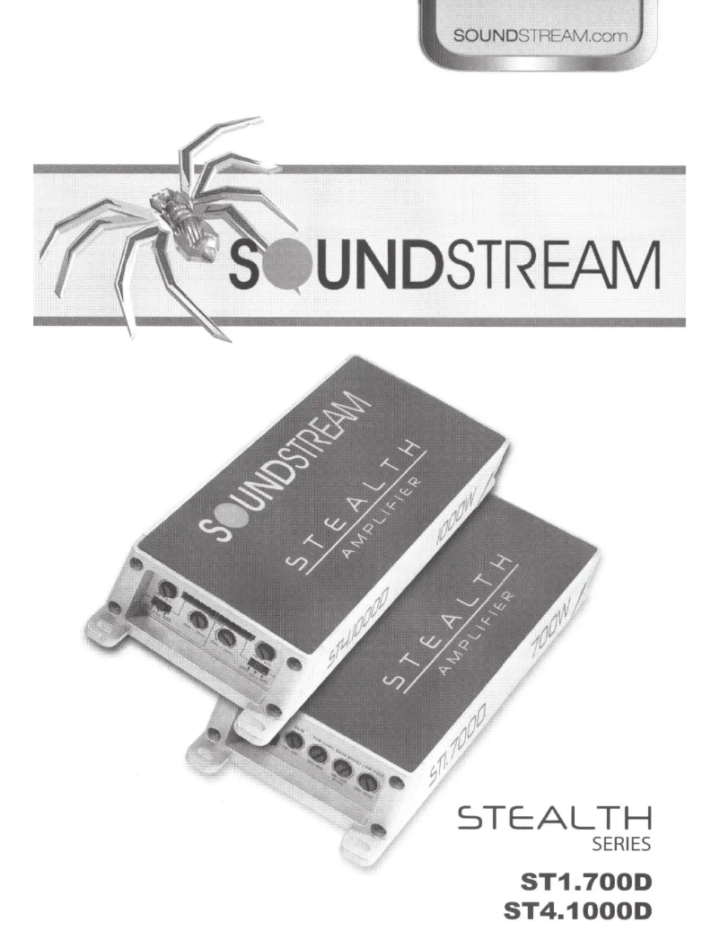 Image de la première page du manuel de l'appareil Stealth ST4.1000D