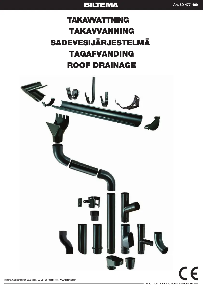 Page n°1 - Manuel utilisateur Biltema 89-480