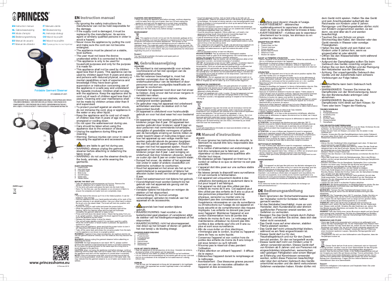 Page 1 de la notice Manuel utilisateur Princess 332853