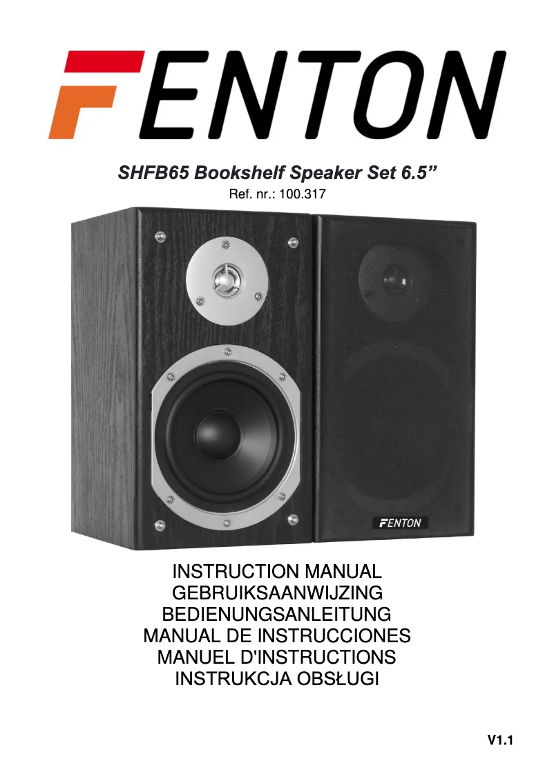 Image de la première page du manuel de l'appareil SHFB55B