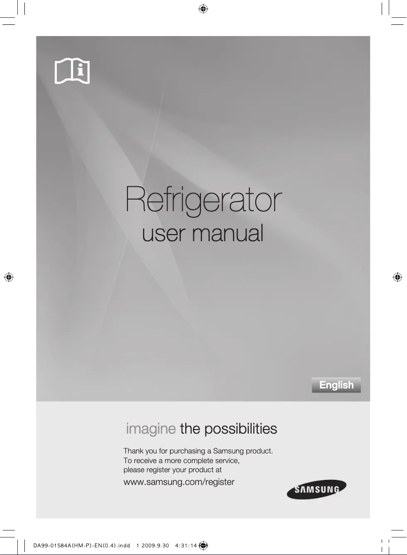Page n°1 - Manuel utilisateur Samsung RSH1NTPEA