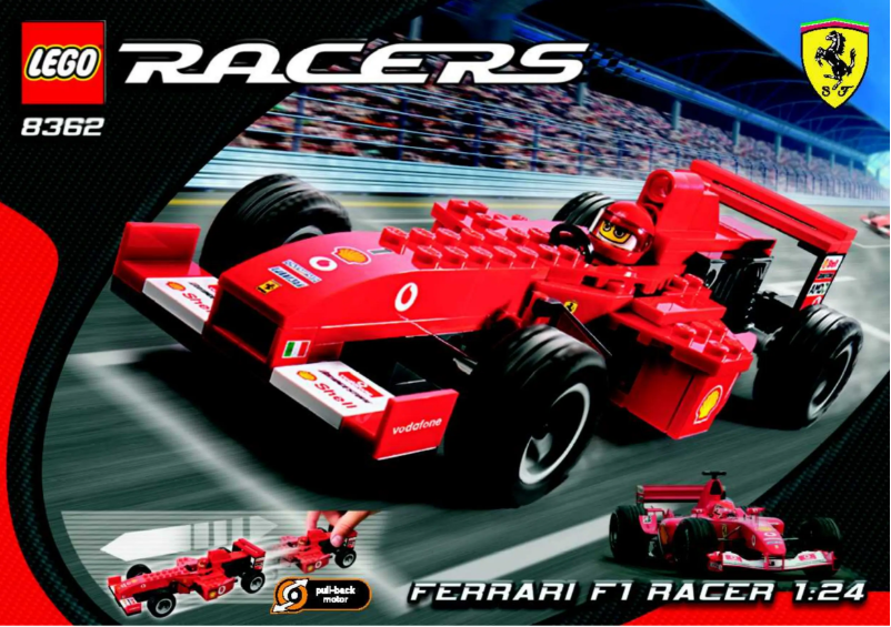 Page 1 de la notice Manuel utilisateur Lego Ferrari F1 Racer 1:24