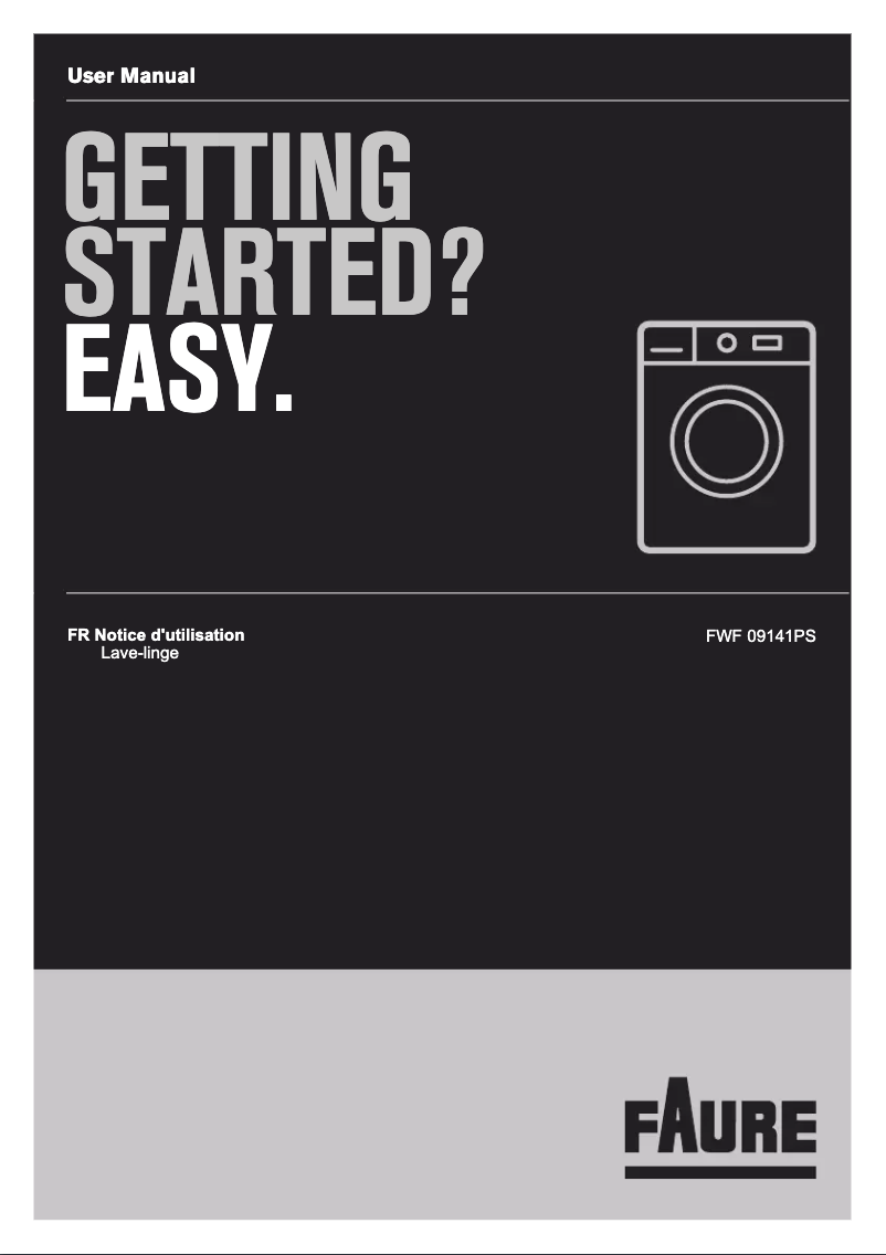 Page n°1 - Manuel utilisateur Faure FWF09141PS