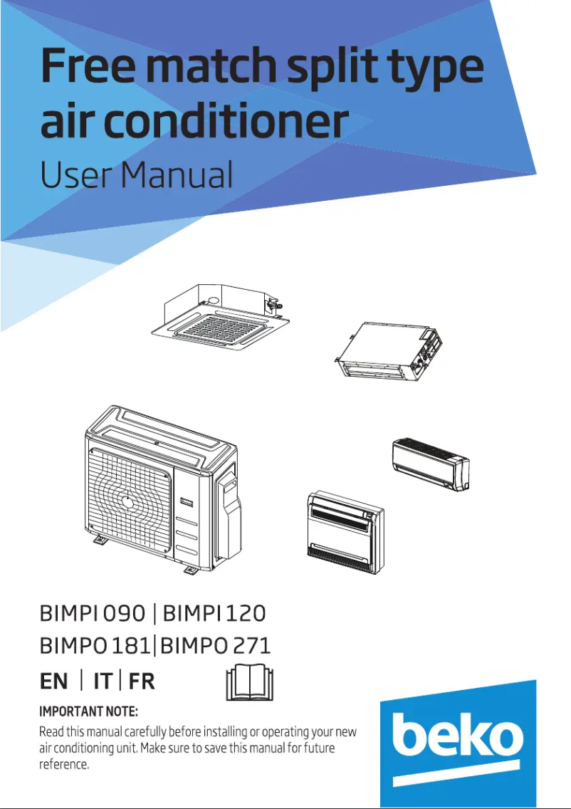 Image de la première page du manuel de l'appareil BIMPI 120