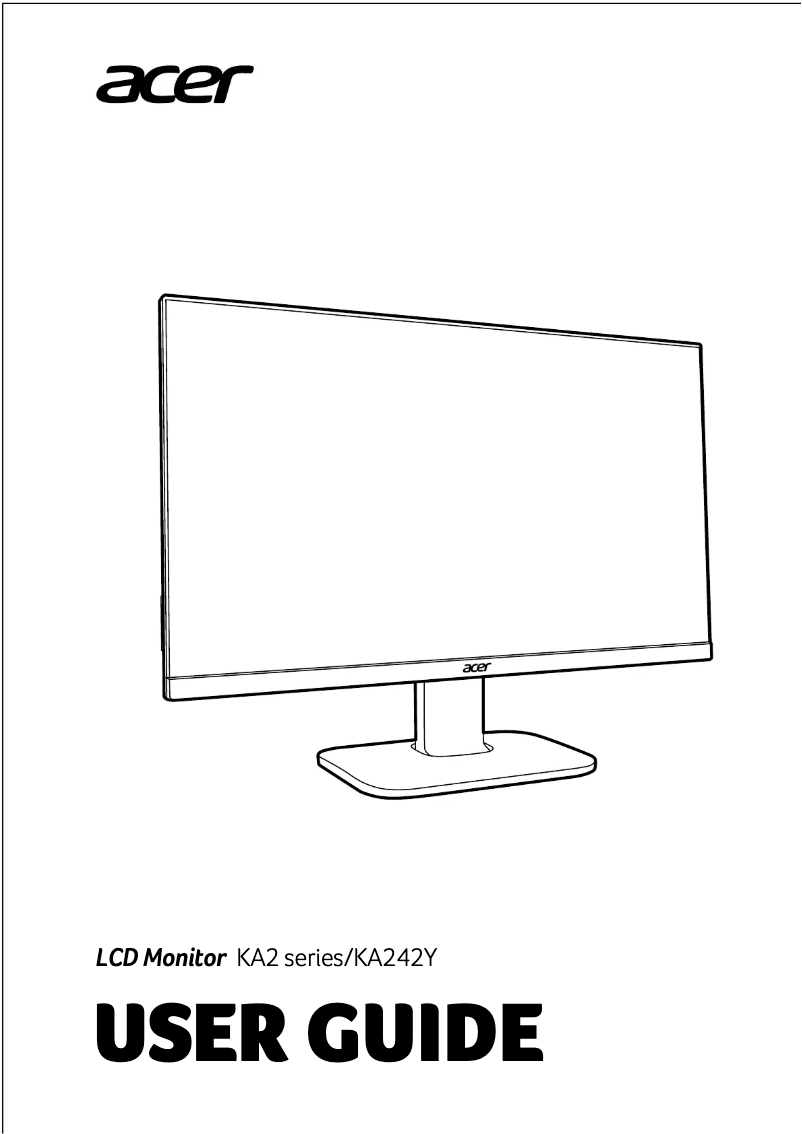Image de la première page du manuel de l'appareil KA272E
