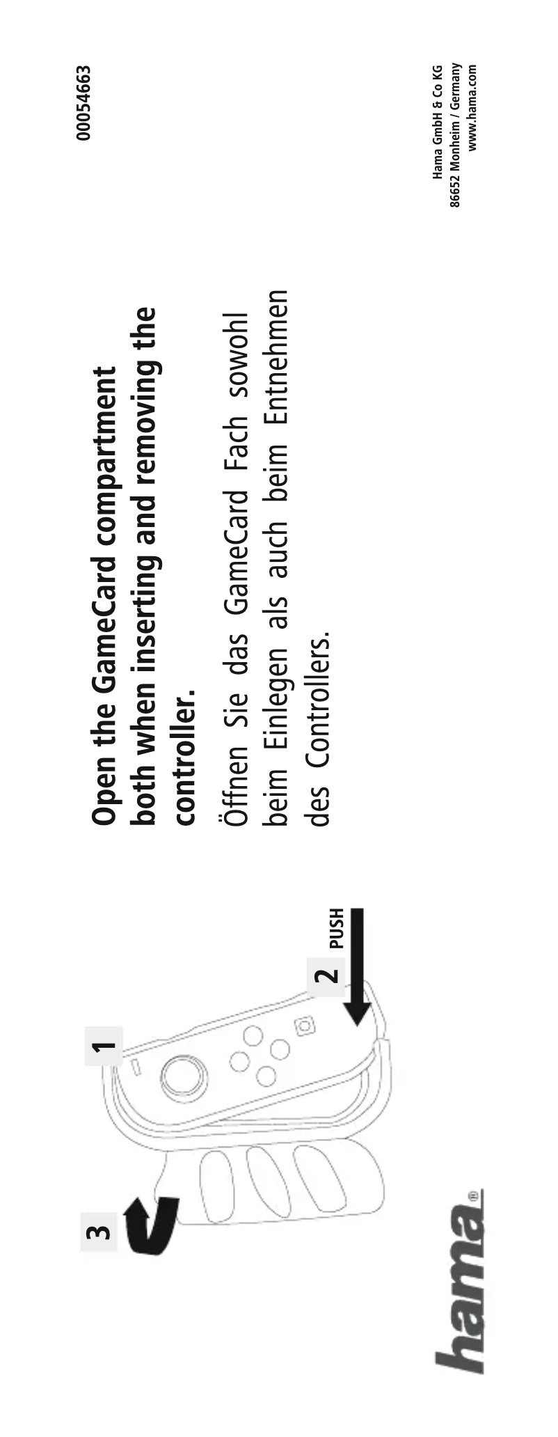 Page 1 de la notice Manuel utilisateur Hama 00054663