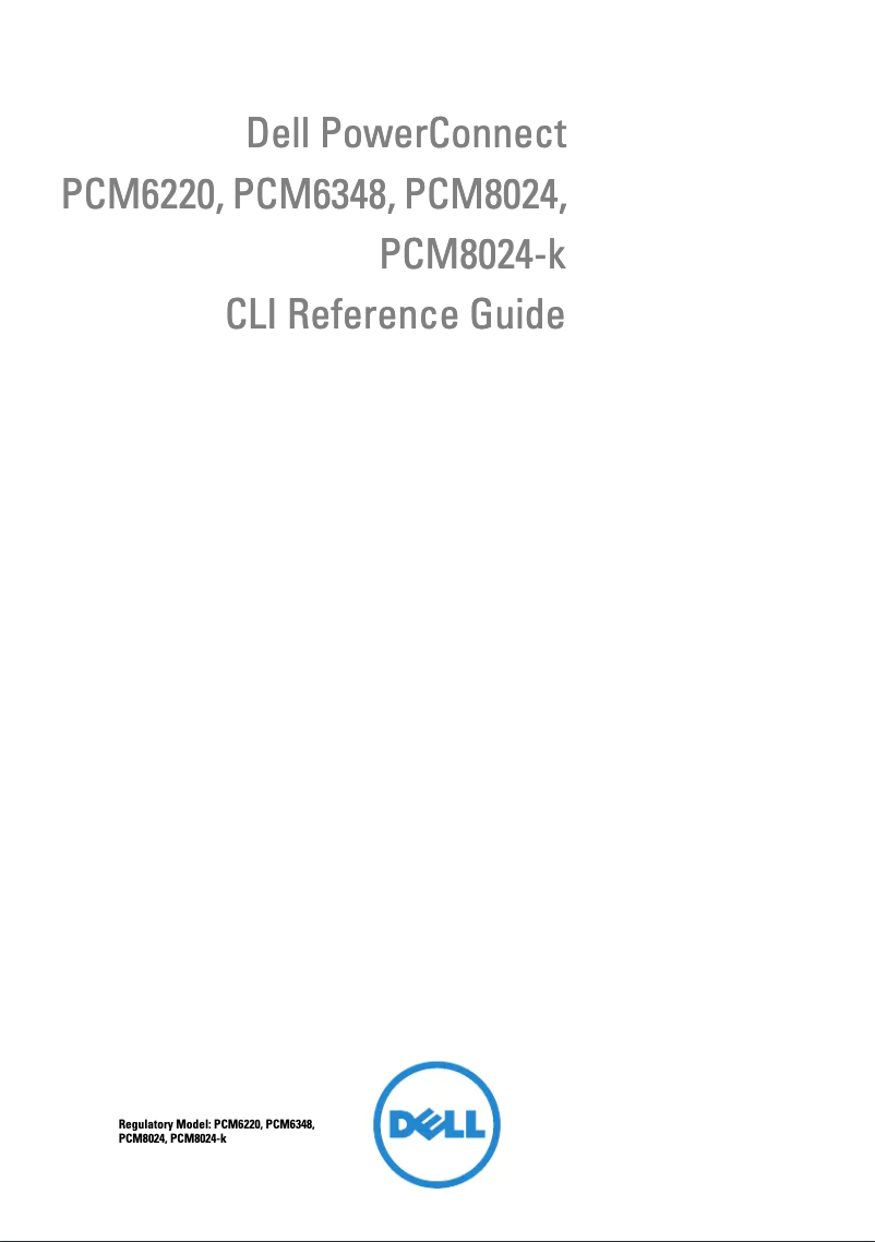 Page 1 de la notice Manuel utilisateur Dell PowerConnect M6348