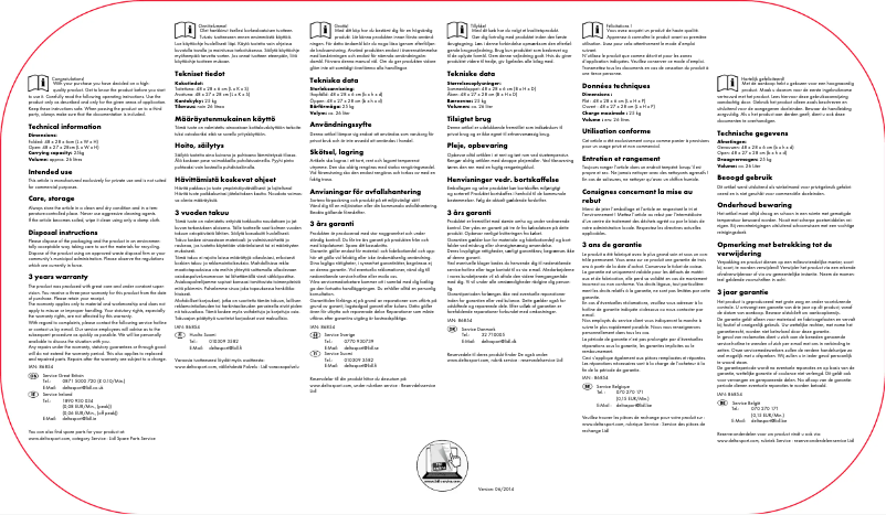 Page n°1 - Manuel utilisateur Topmove IAN 86854