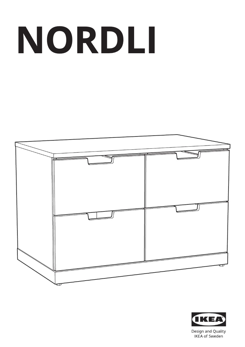 Imagen de la primera página del manual del dispositivo NORDLI 505.890.78