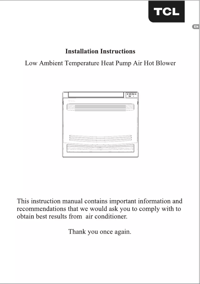 Page n°1 - Manuel utilisateur TCL MN12Z0