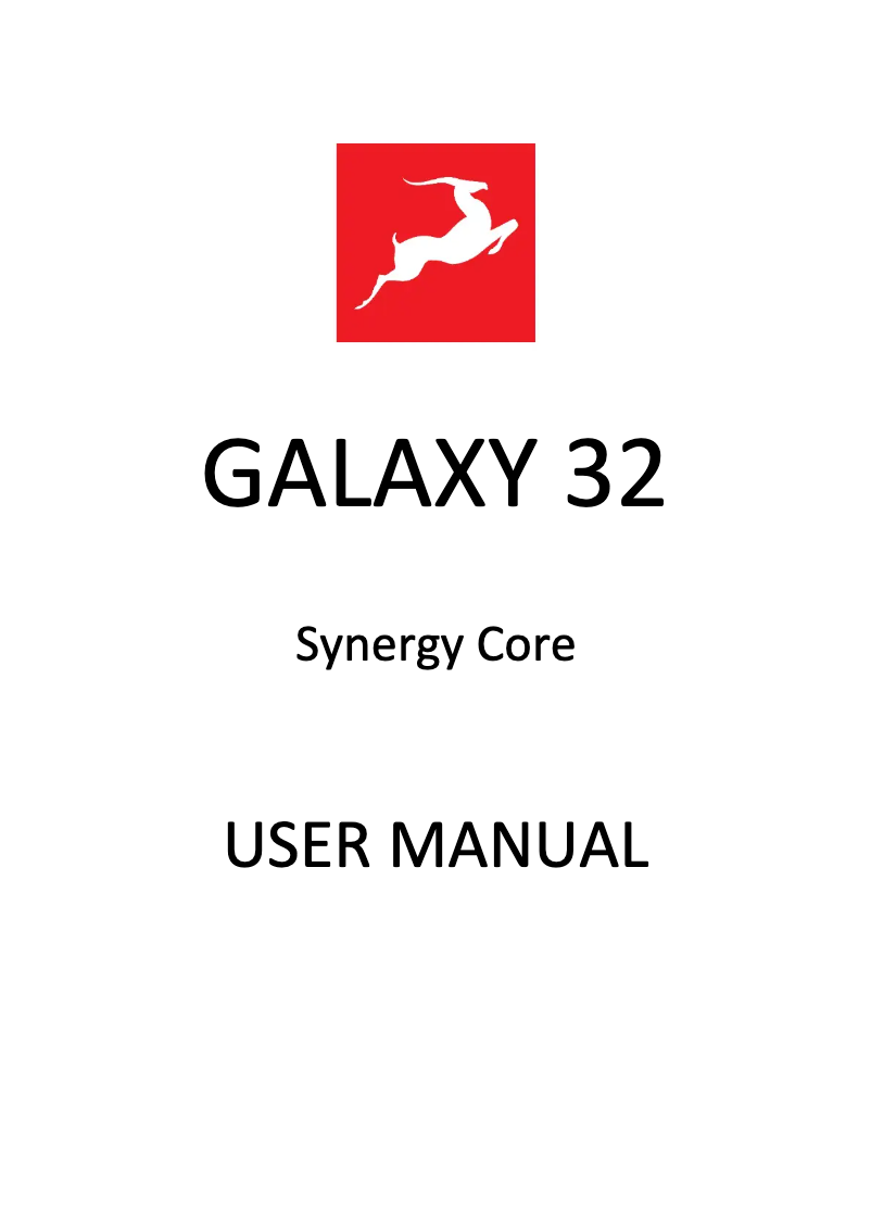 Page 1 de la notice Manuel utilisateur Antelope Audio Galaxy 32 Synergy Core
