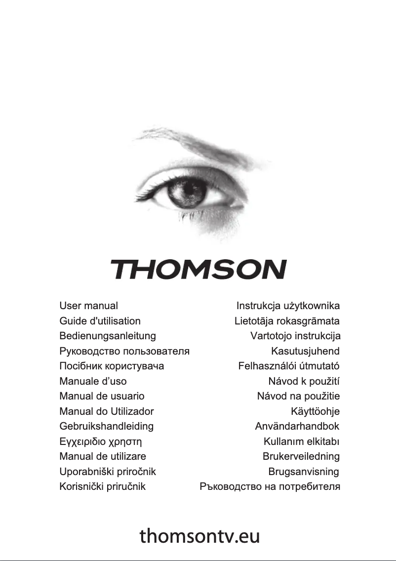 Page n°1 - Manuel utilisateur Thomson 42FU5555S