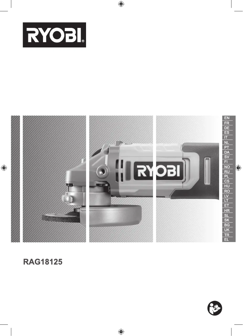 Page n°1 - Manuel utilisateur RYOBI One+ RAG18125